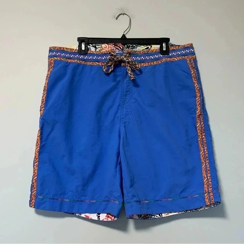 Robert Graham blue shorts